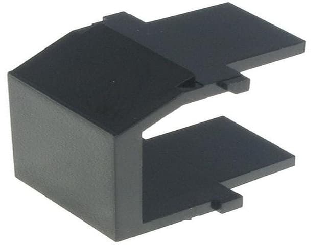 Panduit NetKey – blank module – black