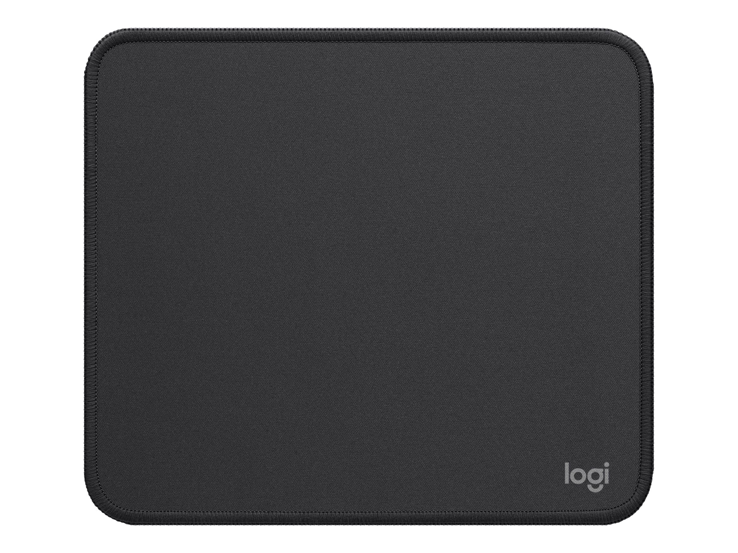 Logitech Studio Series – Alfombrilla de ratón – base de goma antideslizante, fácil deslizamiento, superficie resistente a salpicaduras – grafito