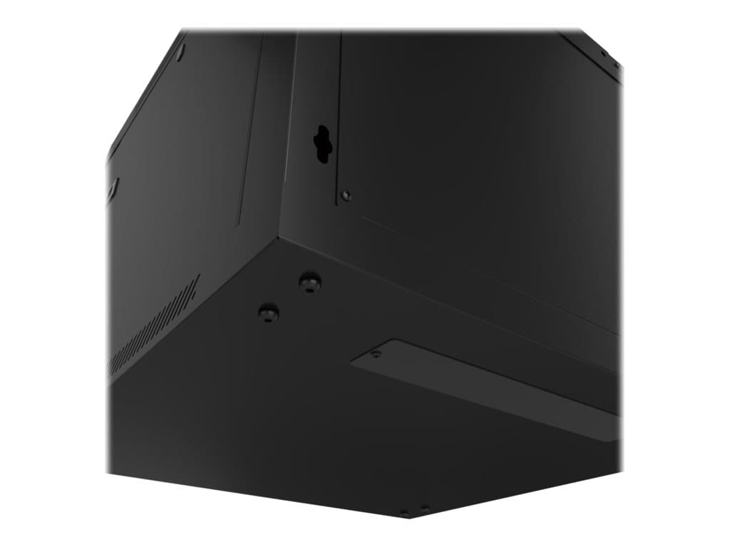 Nexxt Solutions – Rack armario – instalable en pared – RAL 9005, negro barniz – 9U – 19″