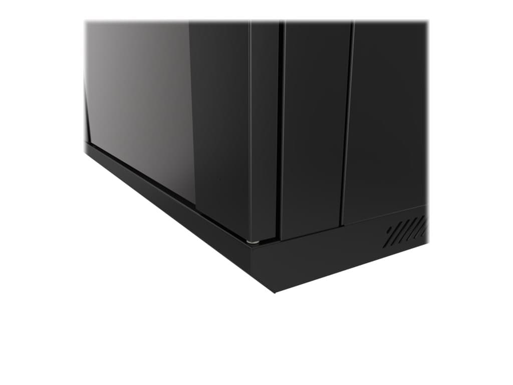 Nexxt Solutions – Rack armario – instalable en pared – RAL 9005, negro barniz – 9U – 19″