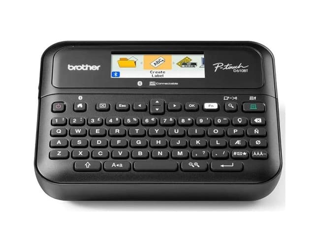 Brother P-Touch PT-D610BTVP – Etiquetadora – B/N – transferencia térmica – 24 mm de anchura – 180 x 360 ppp – hasta 30 mm/segundo – USB, Bluetooth – cortador – impresión de 7 línea