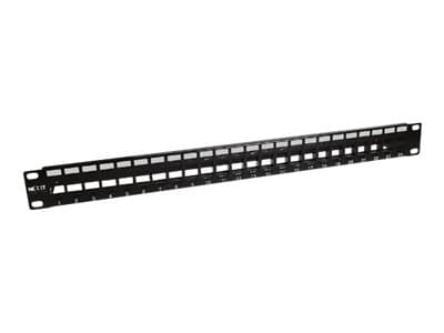 Nexxt – Tablero de conexiones – instalable en bastidor – negro, RAL 9005 – 1U – 19″ – 24 puertos