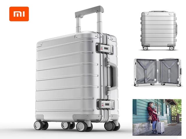 Xiaomi – Carry-on Luggage – Metal – 20in – Silver