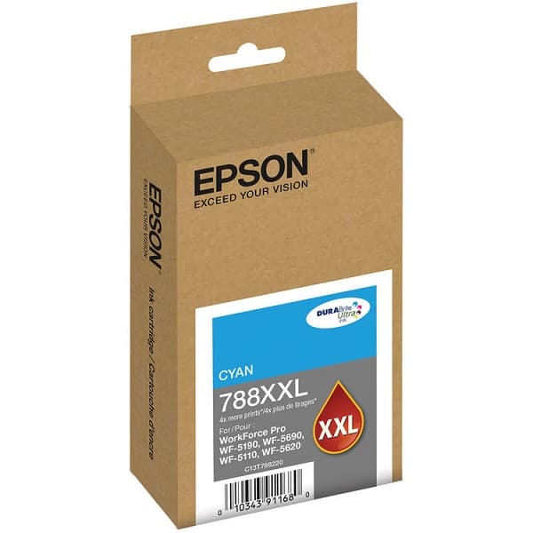 Epson – T788XXL220-AL – Cyan – WorkForce WF-5190