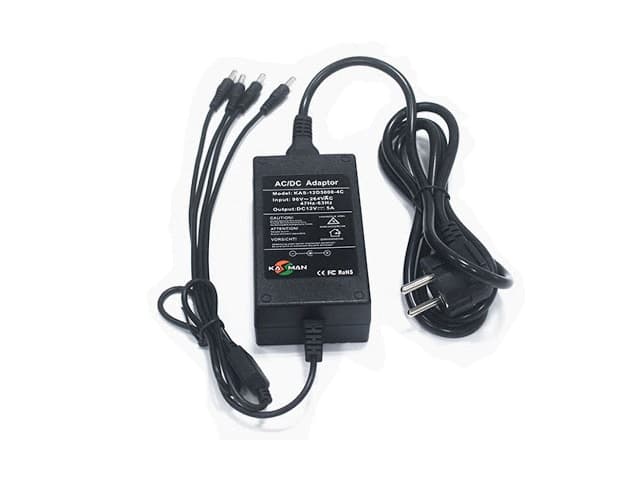 Folksafe – Power adapter kit – 4-channel 12VDC 5A