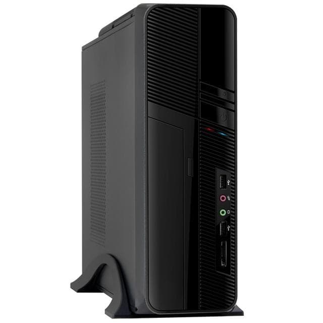 CLIO – Micro tower – ATX – All black – 2 USB