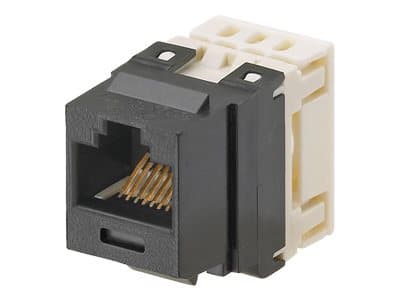 Panduit NetKey Punchdown Jack Module – Inserto modular – CAT 6e – PTSB – RJ-45 – negro