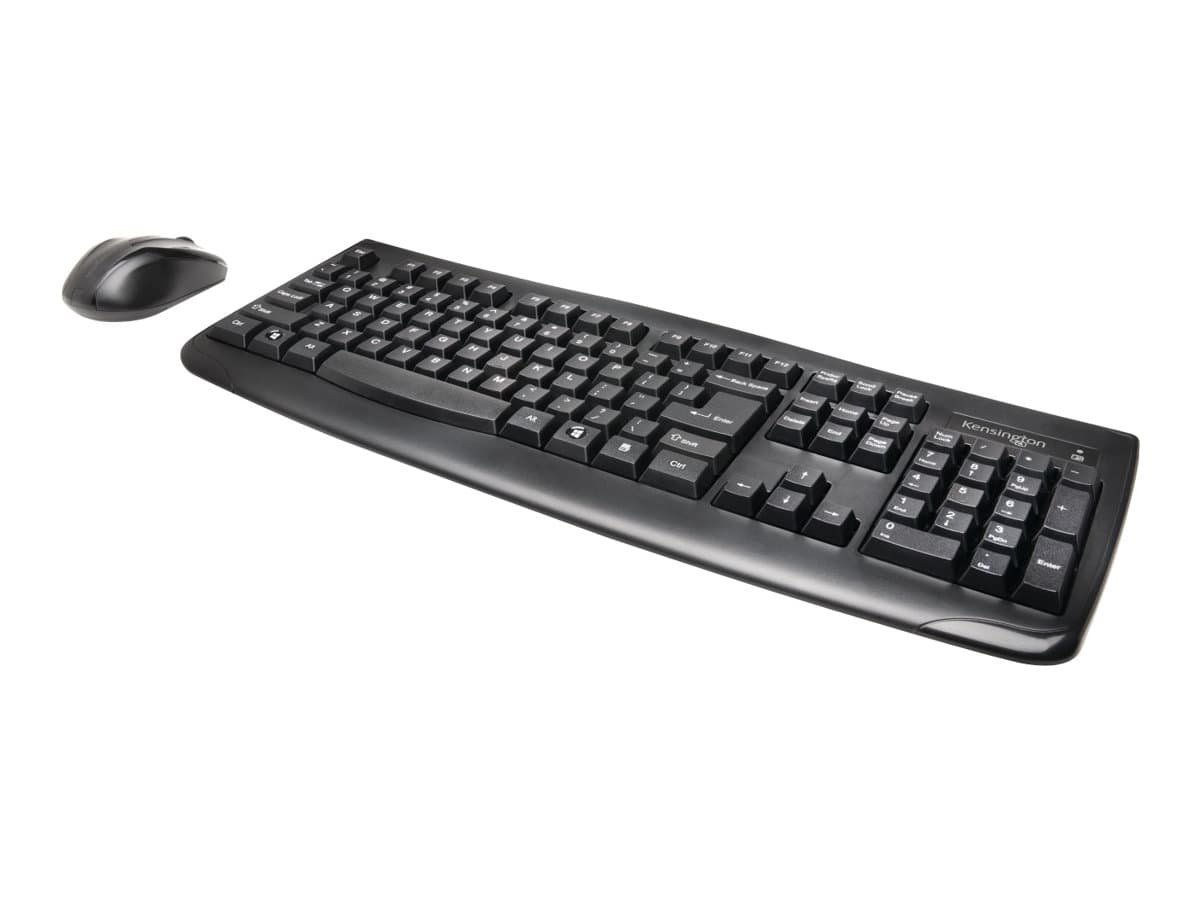 Kensington Pro Fit Wireless Desktop Set – Juego de teclado y ratón – inalámbrico – 2.4 GHz – español – negro