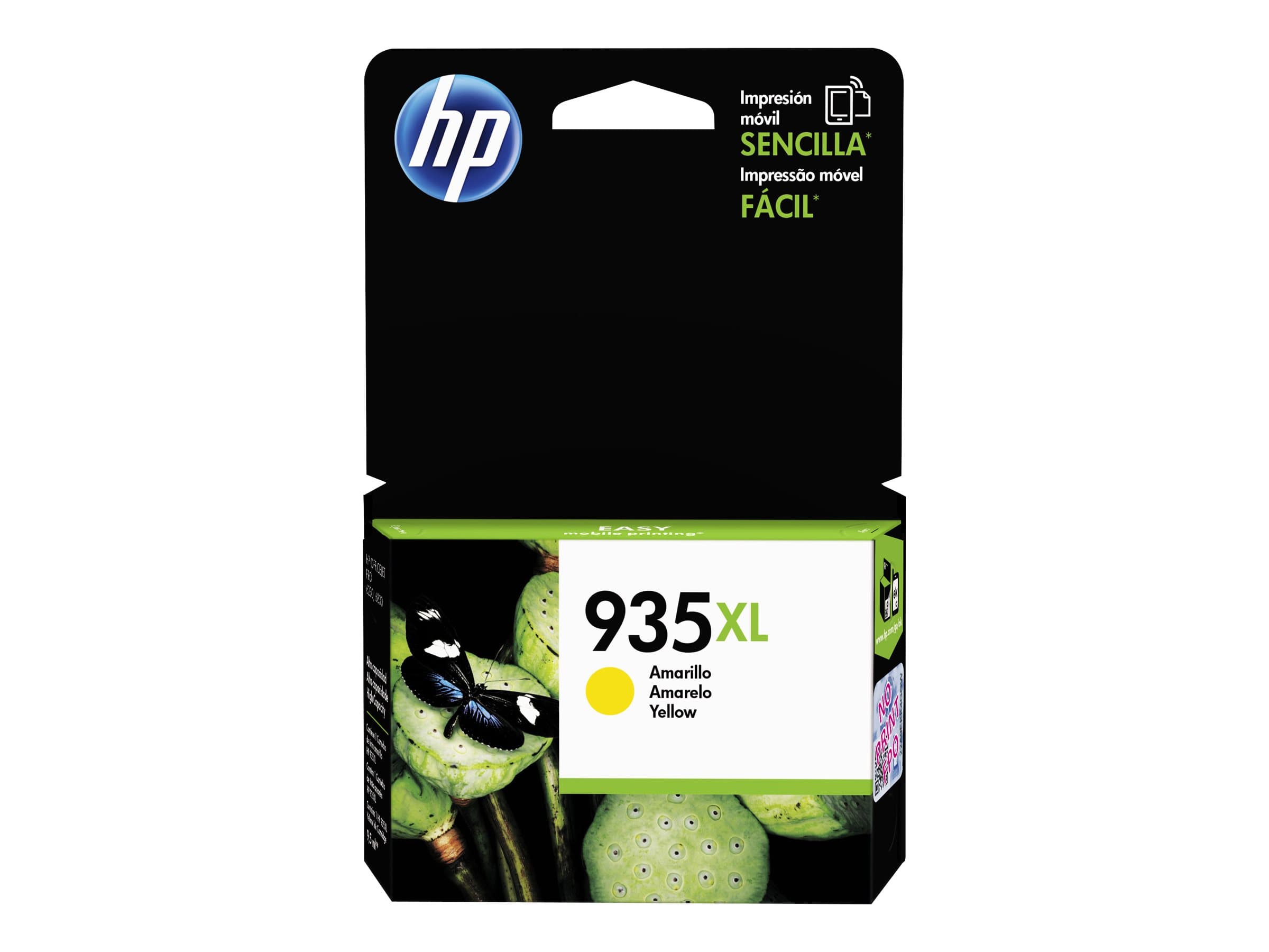 HP 935XL – 9.5 ml – amarillo – original – cartucho de tinta – para Officejet 6812, 6815, 6820; Officejet Pro 6230, 6230 ePrinter, 6830, 6835