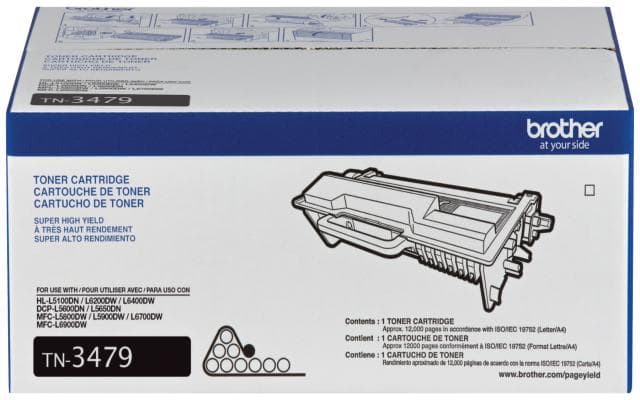Brother TN3479 – Súper Alto Rendimiento – original – cartucho de tóner – para Brother DCP-L5650, HL-L5100, HL-L6400, MFC-L5900, MFC-L6700