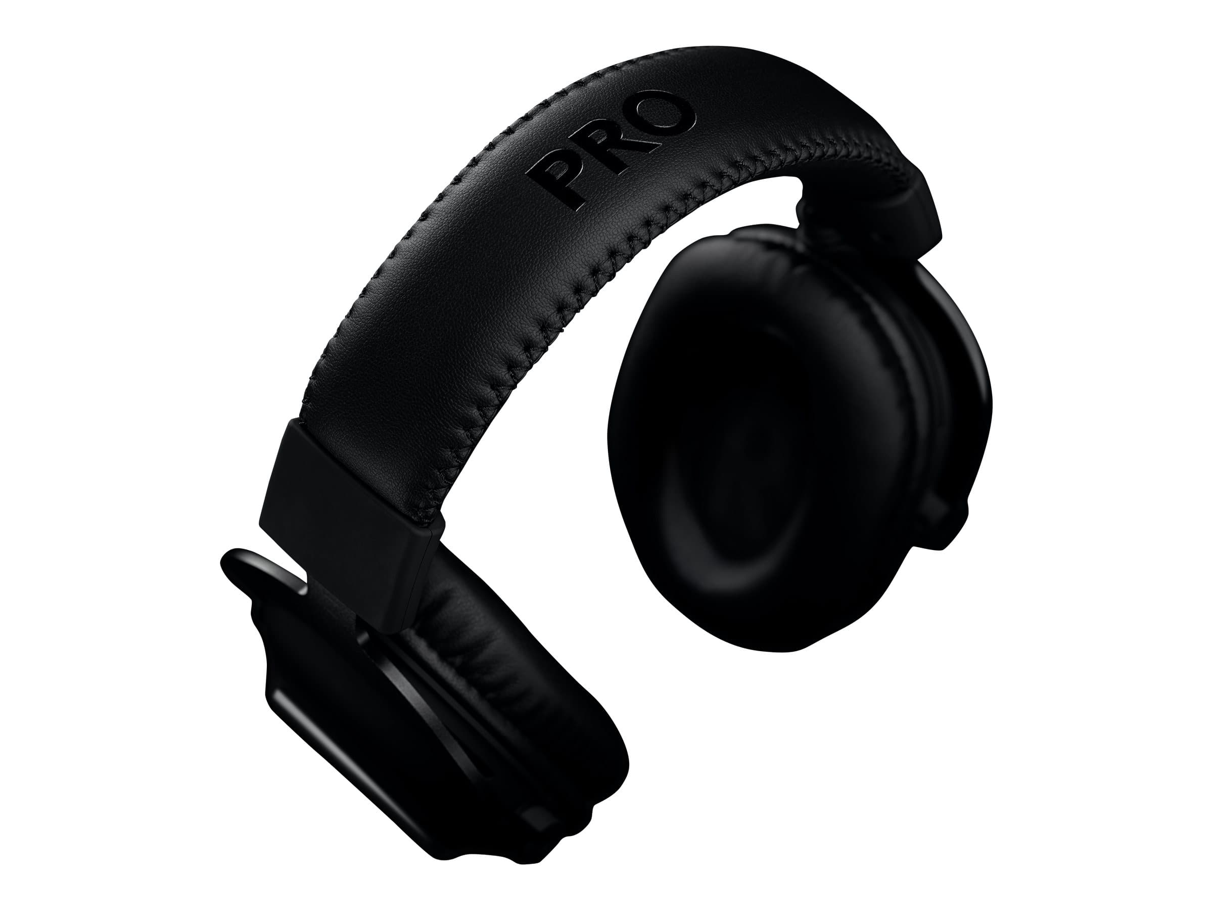 Logitech G Pro X with Blue VO!CE Technology – Auricular – tamaño completo – cableado – conector de 3,5 mm – aislamiento de ruido – negro