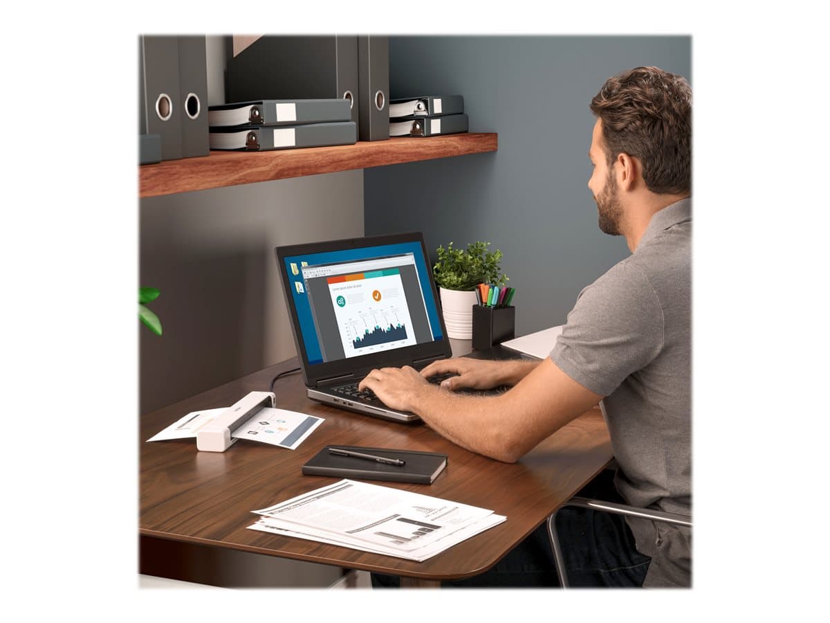 Brother DSmobile DS-640 – Escáner de alimentación en hoja – 215.9 x 1828.8 mm – 600 ppp x 600 ppp – USB 3.0