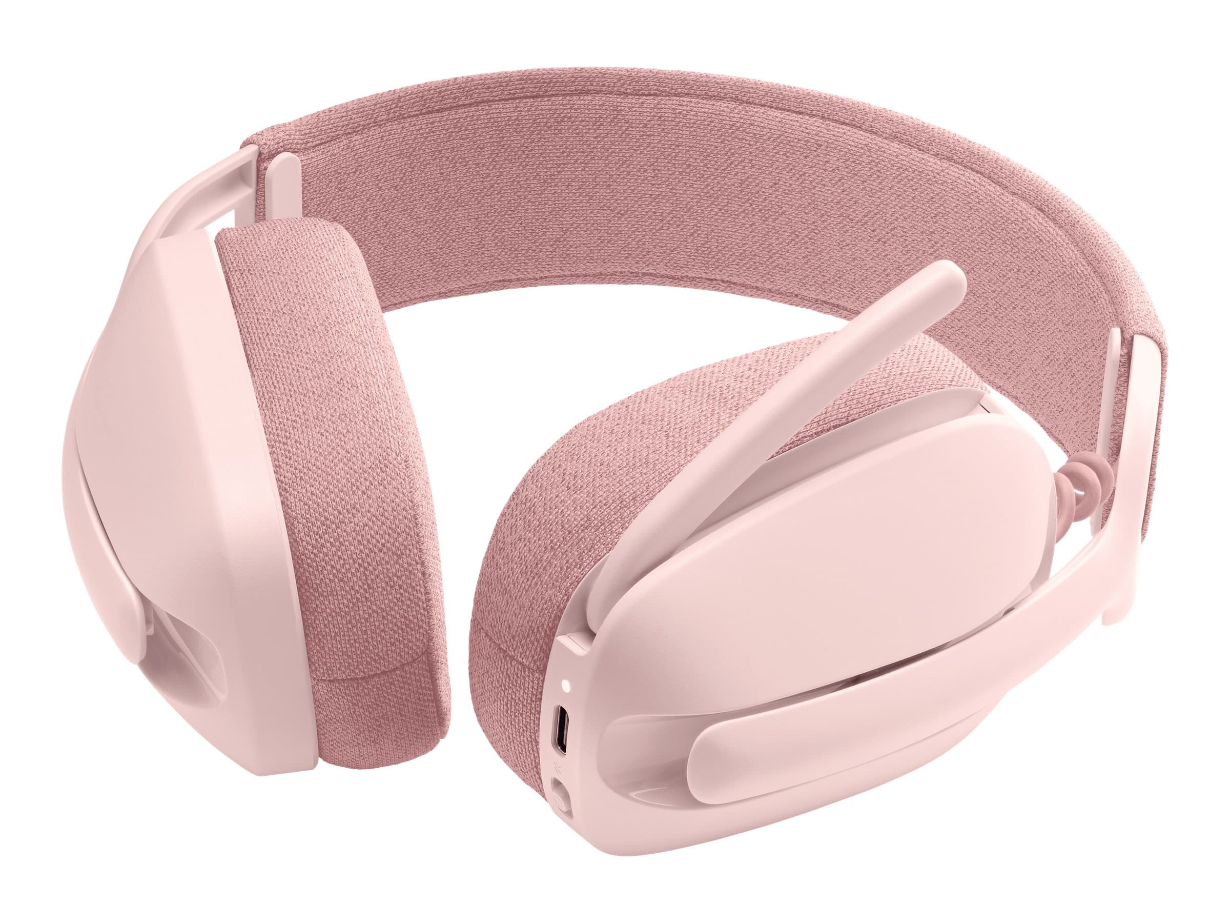 Logitech Zone Vibe 100 – Auricular – tamaño completo – Bluetooth – inalámbrico – rosa