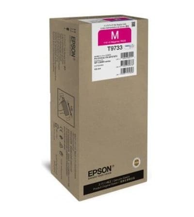 Epson T9733 – Gran capacidad – magenta – original – blíster con alarmas de RF/acústica – cartucho de tinta – para WorkForce Pro WF-C869R, WF-C869RD3TWFC, WF-C869RDTWF, WF-C869RDTWF