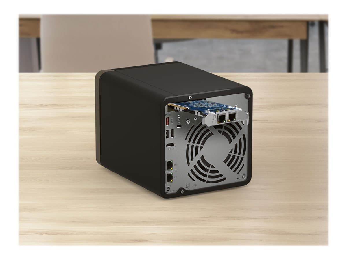 QNAP TS-464 – Servidor NAS – 4 compartimentos – SATA 6Gb/s – RAID 0, 1, 5, 6, 10, JBOD – RAM 8 GB – 2.5 Gigabit Ethernet – iSCSI soporta