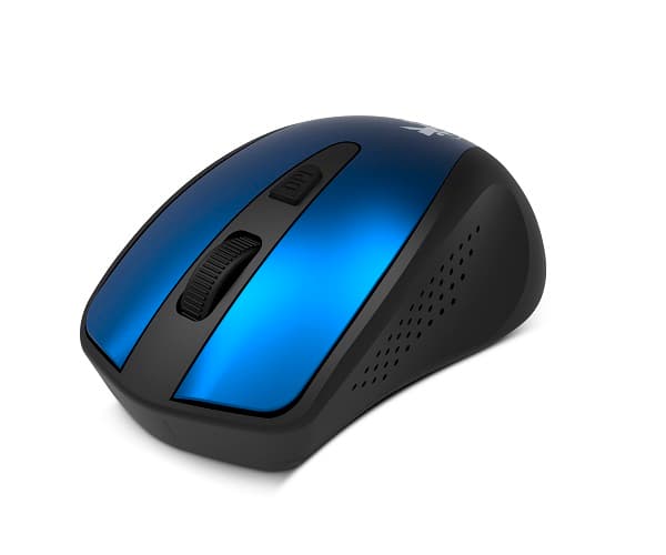 Xtech – XTM-315BL – Mouse – 2.4 GHz – Wireless – Blue – 4-button 1600dpi