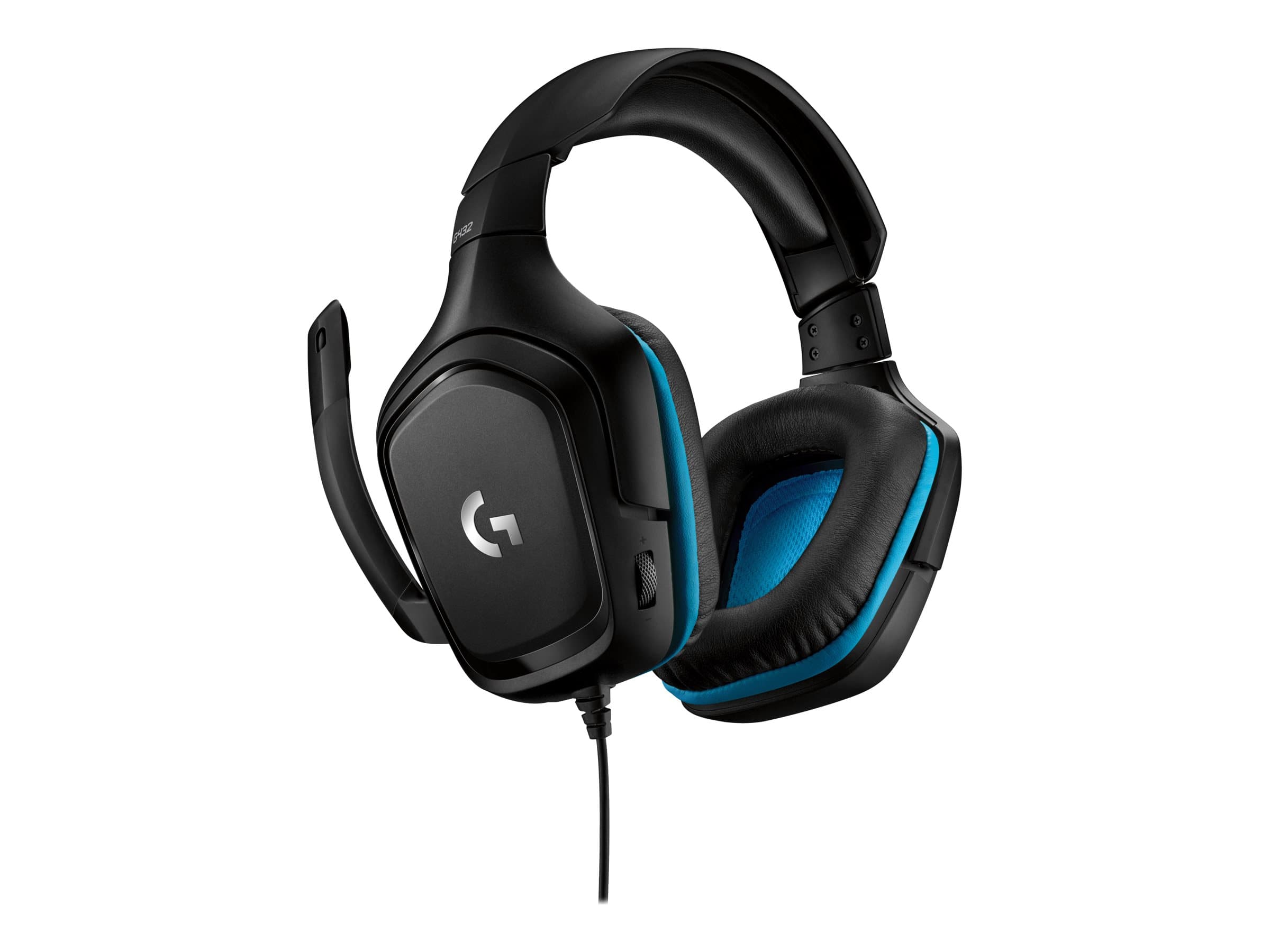 Logitech G432 – Auricular – 7.1 canales – tamaño completo – cableado – USB, conector de 3,5 mm – negro