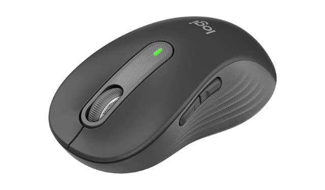 Logitech Signature M650 L LEFT – Ratón – tamaño completo – zurdo – inalámbrico – Bluetooth, 2.4 GHz – receptor de USB Logitech Logi Bolt – grafito