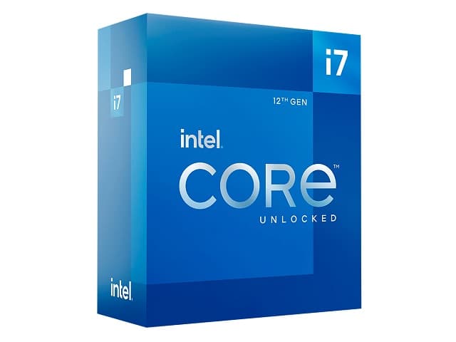 Intel Core i7 12700K – 3.6 GHz – 12 núcleos – 20 hilos – 25 MB caché – LGA1700 Socket – Caja (sin refrigerante)