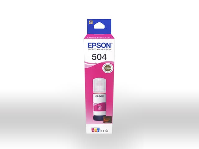Epson 504 – 70 ml – magenta – original – recarga de tinta – para EcoTank L4150, L4260, L6161, L6171, L6191, L6270