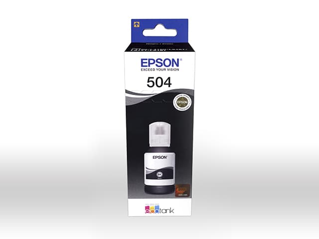 Epson 504 – 127 ml – negro – original – recarga de tinta – para EcoTank L4150, L4160, L4260, L6161, L6171, L6191, L6270; EcoTank ITS L4150, L4160