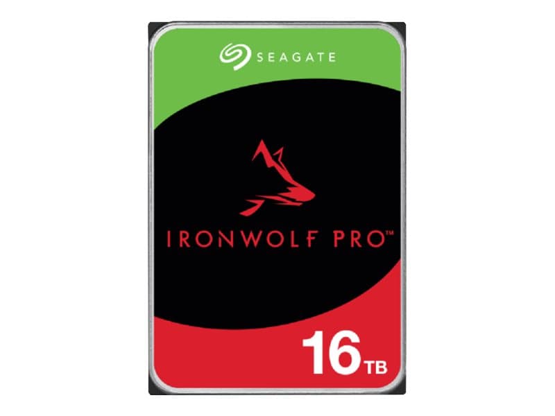 Seagate IronWolf Pro ST16000NT001 – Disco duro – 16 TB – interno – 3.5″ – SATA 6Gb/s – 7200 rpm – búfer: 256 MB – con Recuperación de datos Seagate Rescue de 3 años