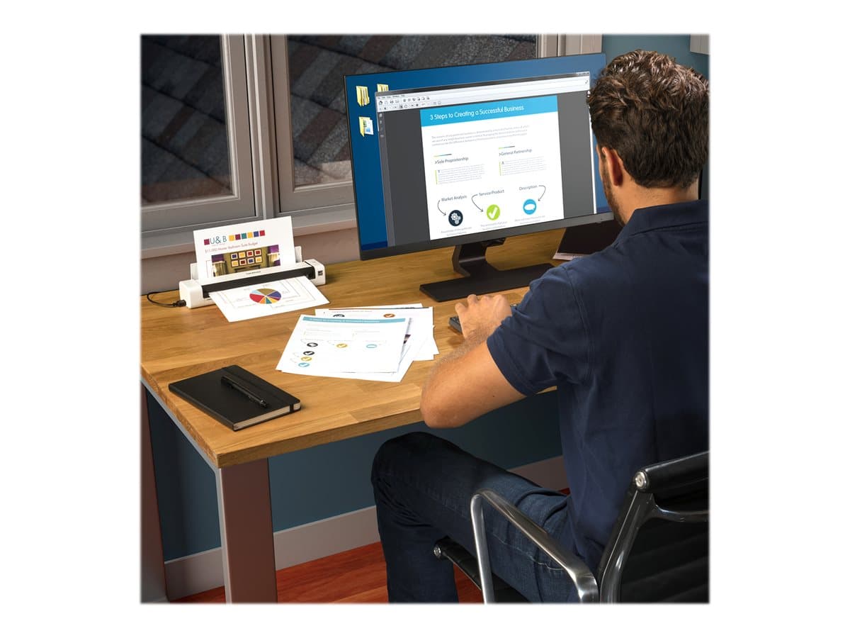 Brother DSmobile DS-740D – Escáner de alimentación en hoja – a dos caras – 215.9 x 1828.8 mm – 600 ppp x 600 ppp – USB 3.0