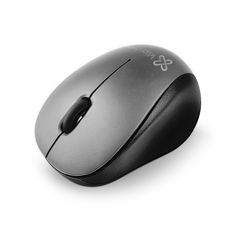 Klip Xtreme – Mouse – Bluetooth 5.0 – Wireless – Black/gray – 3-buttons up 1600dpi