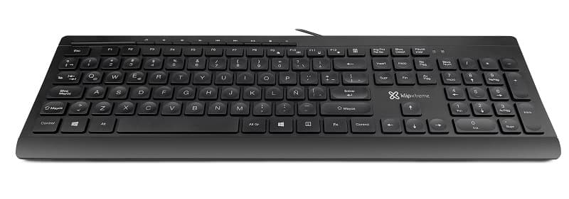 Klip Xtreme – Keyboard – Wired – Spanish – USB – Black – Multimedia keys
