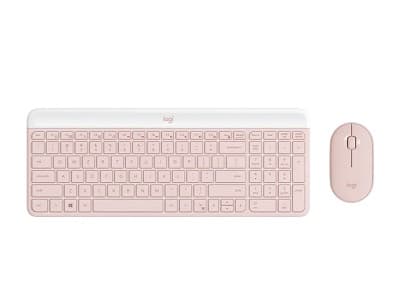 Logitech – Keyboard and mouse set – Spanish – Wireless – Rose