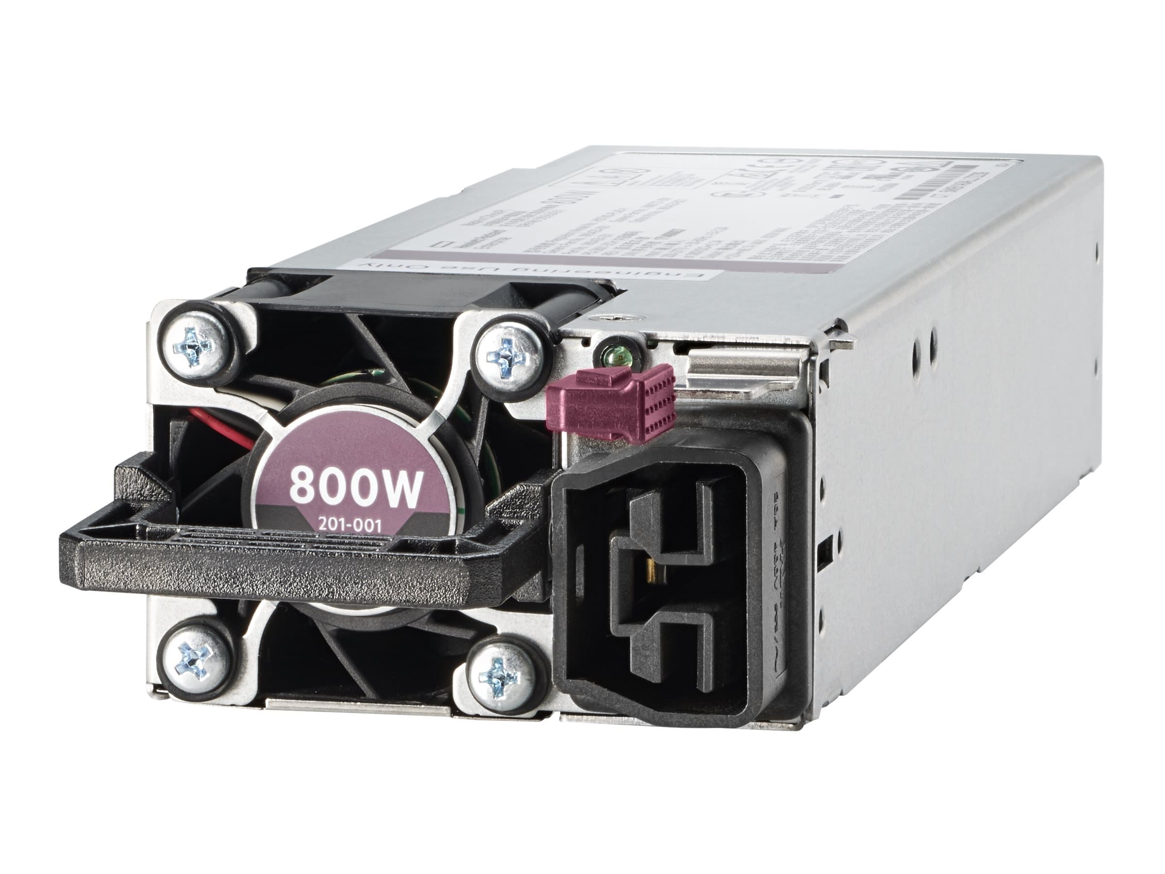 HPE Flex Slot Platinum – Fuente de alimentación – conectable en caliente (módulo de inserción) – Flex Slot – 80 PLUS Platinum – CA 230 V – 800 vatios