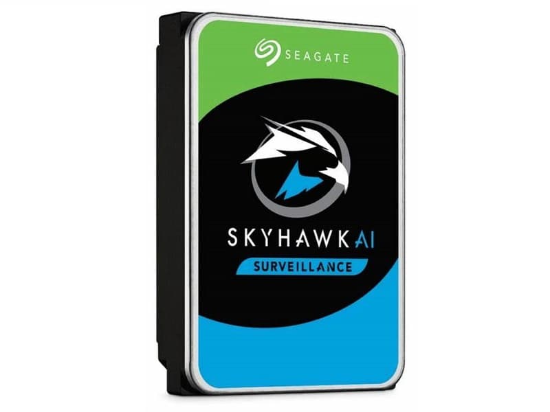 Seagate SkyHawk AI ST8000VE001 – Disco duro – 8 TB – interno – 3.5″ – SATA 6Gb/s – búfer: 256 MB – con Recuperación de datos Seagate Rescue de 3 años