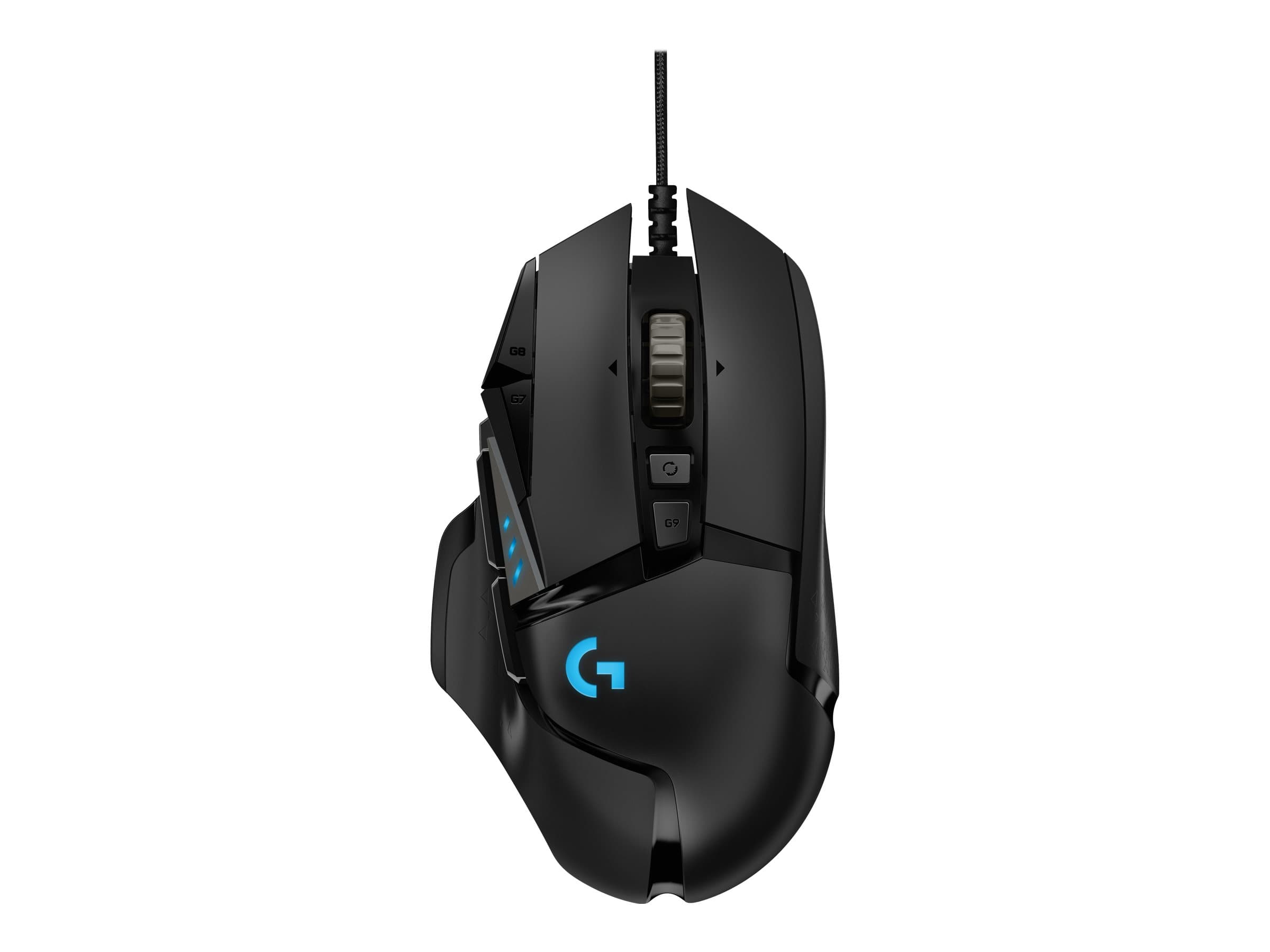 Logitech Gaming Mouse G502 (Hero) – Ratón – óptico – 11 botones – cableado – USB