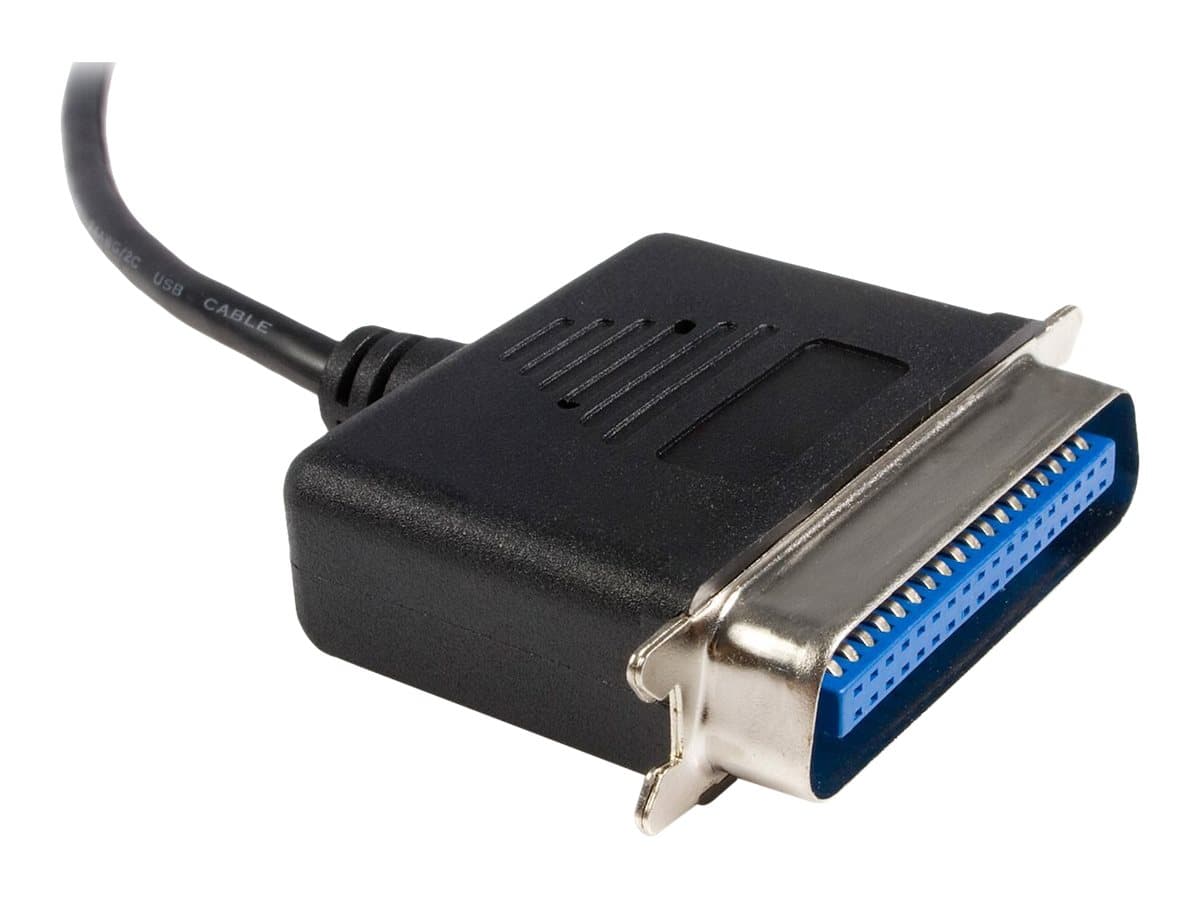 StarTech.com Cable Adaptador de Impresora Centronics a USB – 1x Centronics (36 pines) Macho – 1x USB A Macho – Adaptador paralelo – USB 2.0 – IEEE 1284