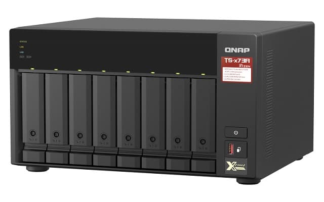 QNAP TS-873A – Servidor NAS – 8 compartimentos – SATA 6Gb/s – RAM 8 GB – Gigabit Ethernet / 2.5 Gigabit Ethernet – iSCSI soporta