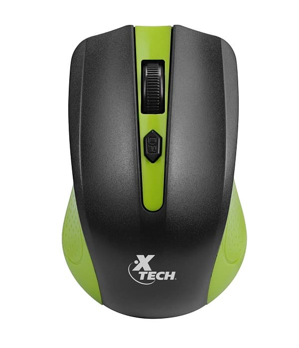 Xtech – Mouse – 2.4 GHz – Wireless – Green – 1600dpi XTM-310GN