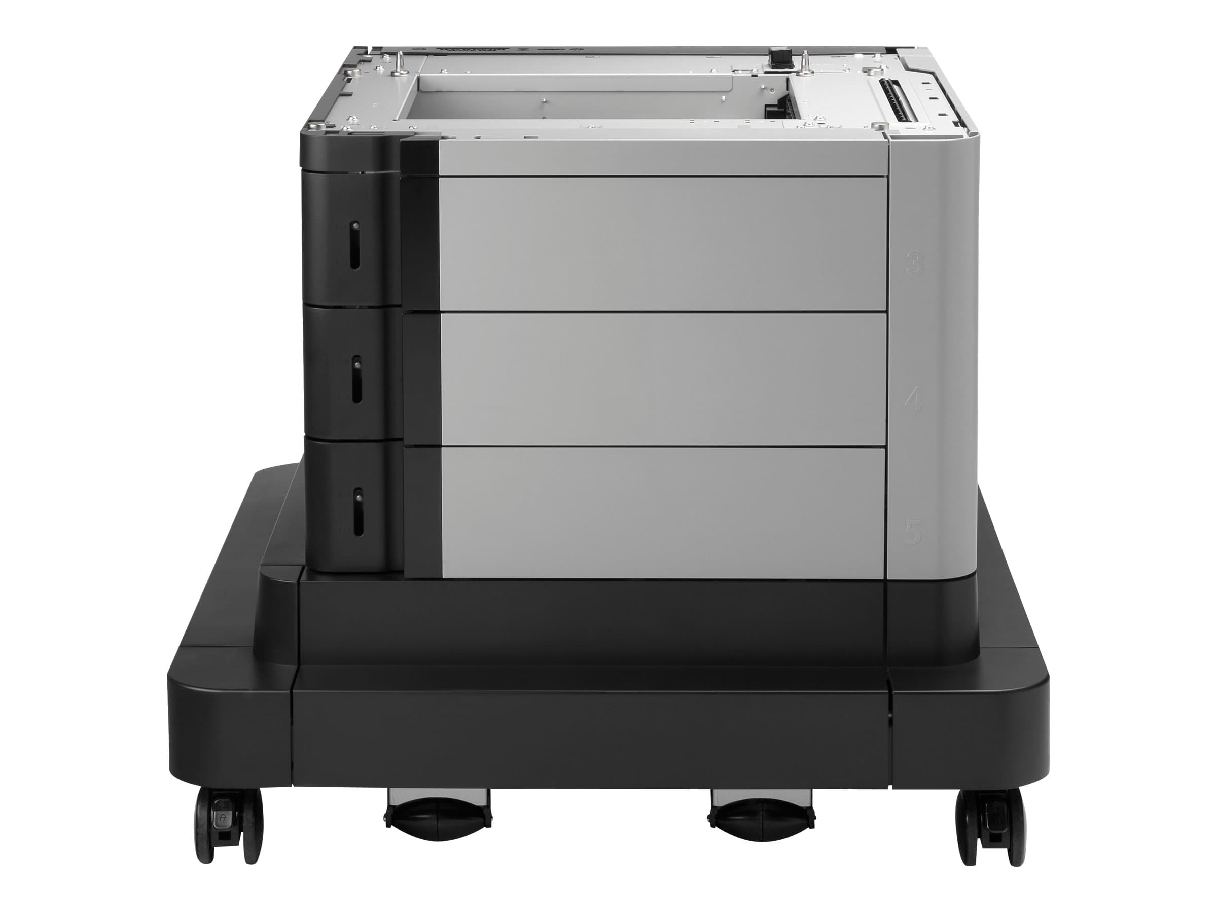 HP Paper Feeder and Stand – Base para impresora con alimentador de soportes – 2500 hojas en 3 bandeja(s) – para Color LaserJet Enterprise MFP M680; LaserJet Enterprise Flow MFP M68