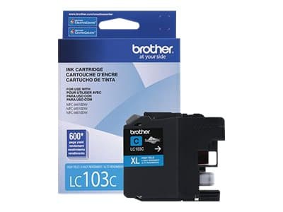 Brother LC103C – Alto rendimiento – cián – original – cartucho de tinta – para Brother DCP-J152, MFC-J245, J285, J450, J470, J475, J650, J6520, J6720, J6920, J870, J875