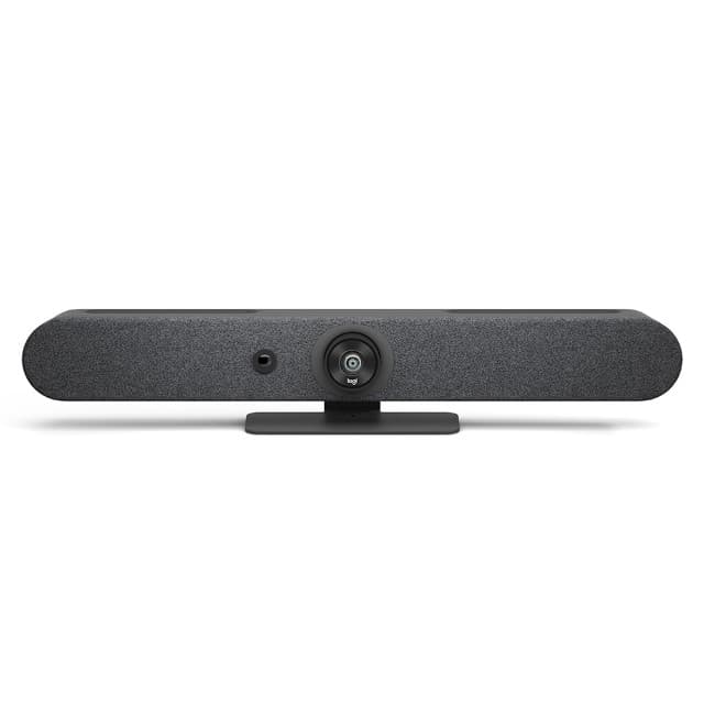 Logitech Rally Bar – Dispositivo de vídeoconferencia – Certificado por Zoom, Certificado para Equipos de Microsoft, Certificado por Google Meet – grafito