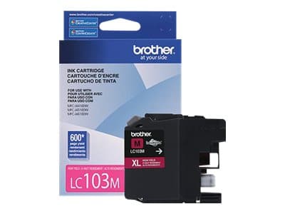 Brother LC103M – Alto rendimiento – magenta – original – cartucho de tinta – para Brother DCP-J152, MFC-J245, J285, J450, J470, J475, J650, J6520, J6720, J6920, J870, J875