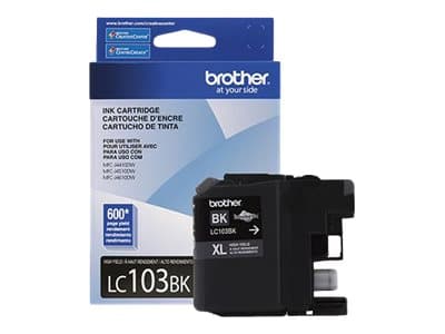 Brother LC103BK – Alto rendimiento – negro – original – cartucho de tinta – para Brother DCP-J152, MFC-J245, J285, J450, J470, J475, J650, J6520, J6720, J6920, J870, J875