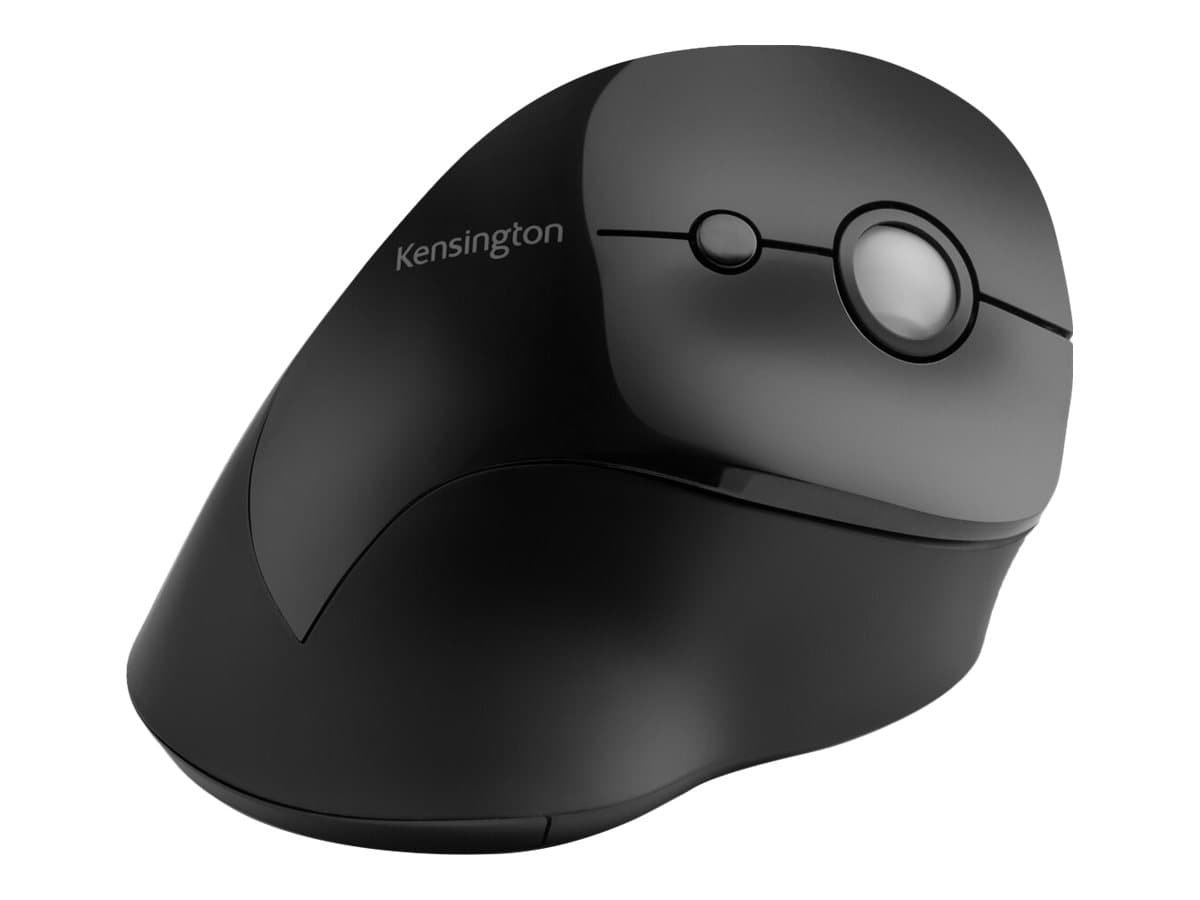Kensington Pro Fit Ergo Vertical Wireless Mouse – Ratón vertical – ergonómico – diestro – 6 botones – inalámbrico – receptor inalámbrico USB – negro