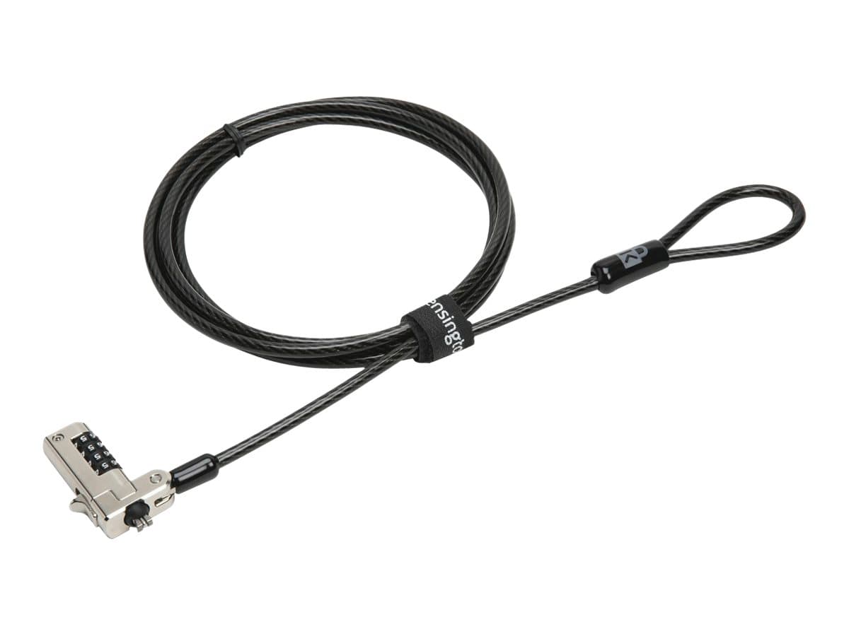 Kensington Slim N17 Combination Laptop Lock for Wedge-Shaped Slot – Bloqueo de cable de seguridad