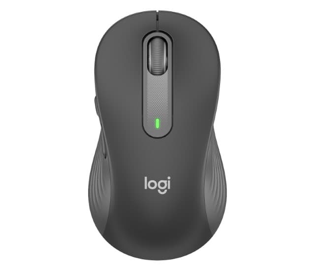 Logitech Signature M650 – Ratón – diestro – inalámbrico – Bluetooth – receptor de USB Logitech Logi Bolt – grafito