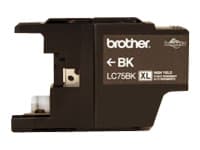 Brother LC75BK – Alto rendimiento – negro – original – cartucho de tinta – para Brother MFC-J280, J425, J430, J435, J5910, J625, J6510, J6710, J6910, J825, J835