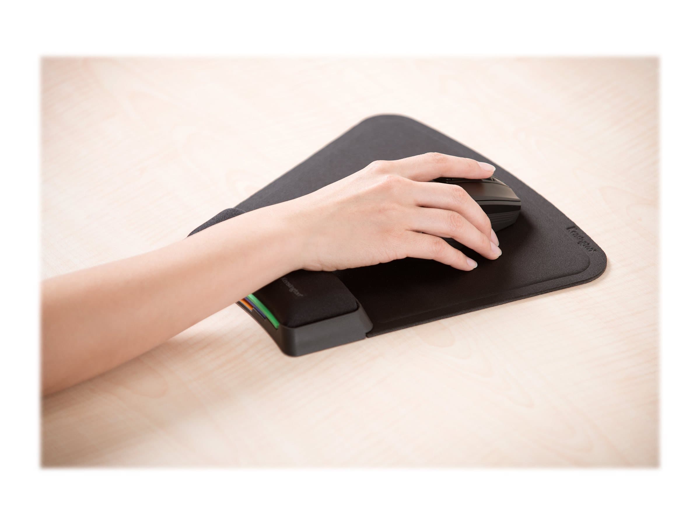Kensington SmartFit – Alfombrilla de ratón con apoyamuñecas – negro