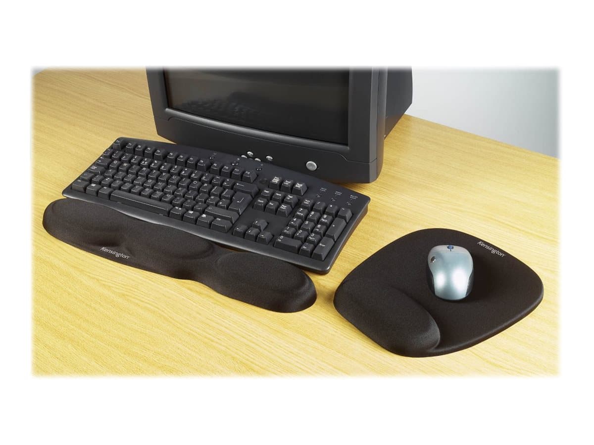 Kensington Foam Mouse Wristrest – Alfombrilla de ratón con apoyamuñecas – negro