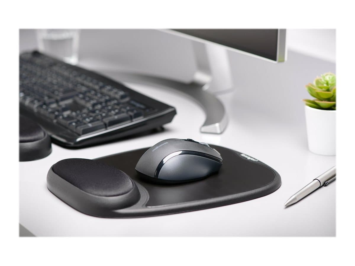 Kensington Gel Mouse Rest – Alfombrilla de ratón con apoyamuñecas – negro