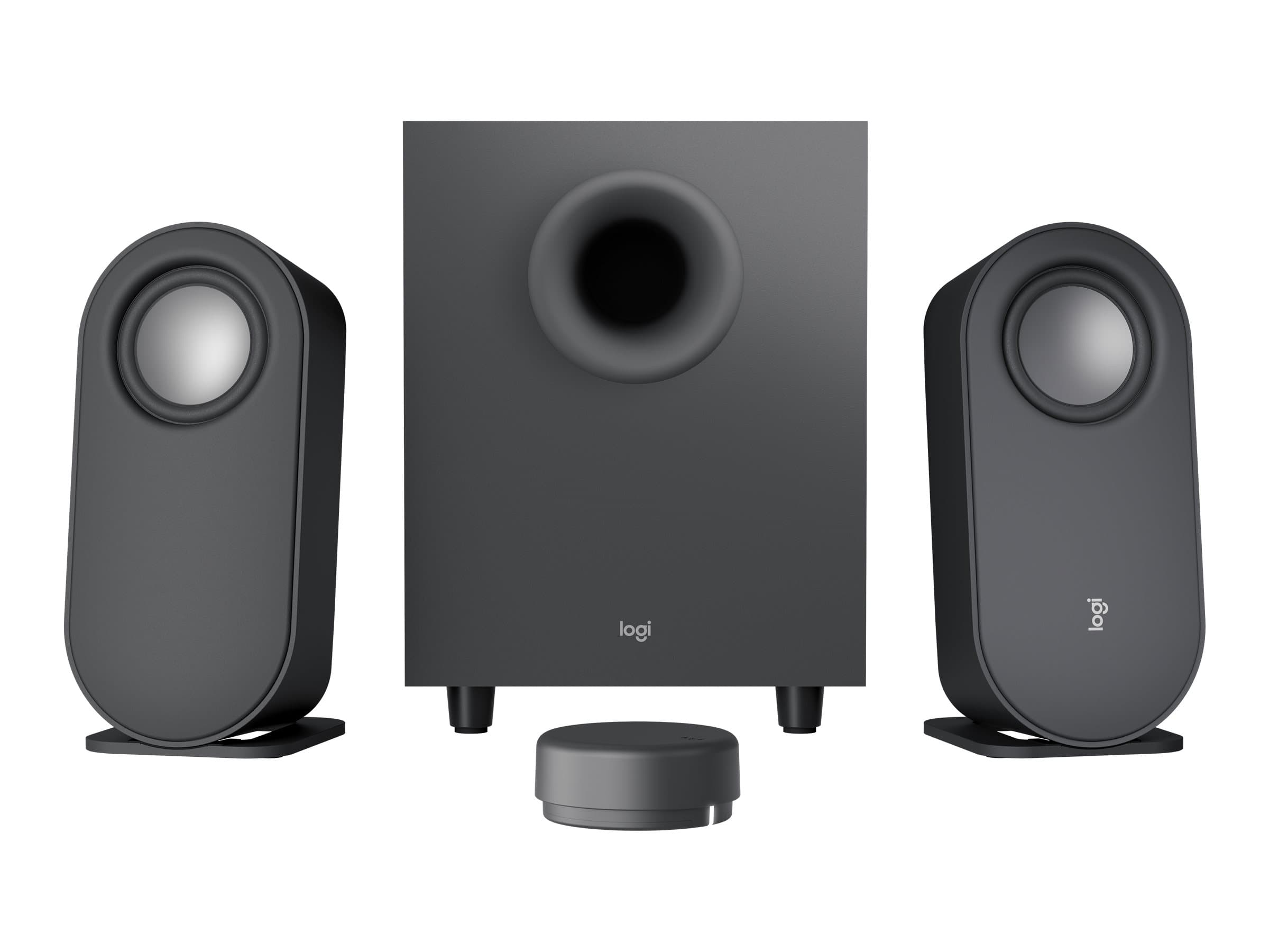 Logitech Z407 – Android Edition – sistema de altavoces – para PC – canal 2.1 – inalámbrico – Bluetooth – USB – 40 vatios (Total) – gris grafito