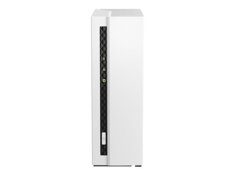 QNAP TS-133 – Servidor NAS – 1 compartimentos – SATA 6Gb/s – RAID 0, 1, 5, 6, 10, 50, JBOD, 60 – RAM 2 GB – Gigabit Ethernet – iSCSI soporta